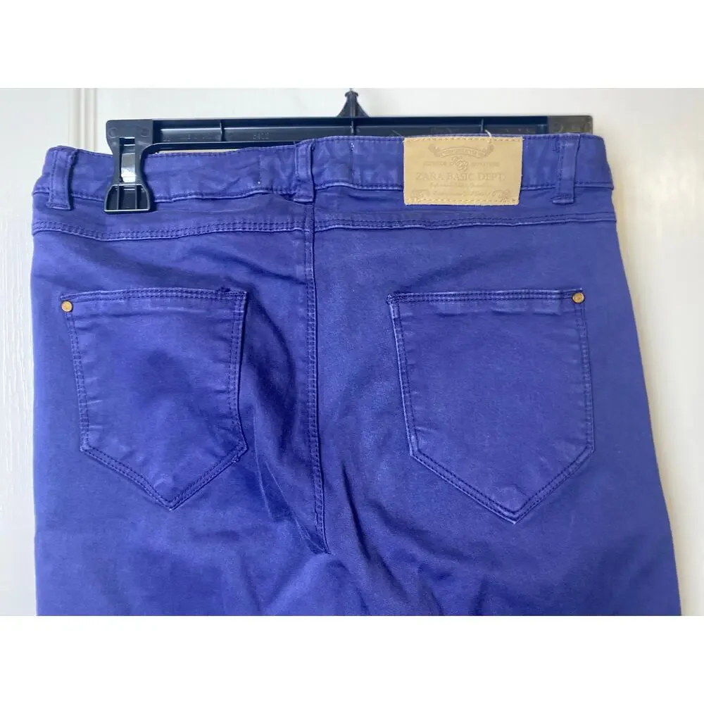 Zara Basic Dept Women’s Size 6 Blue Skinny Jegging Jean Lightweight Stretch